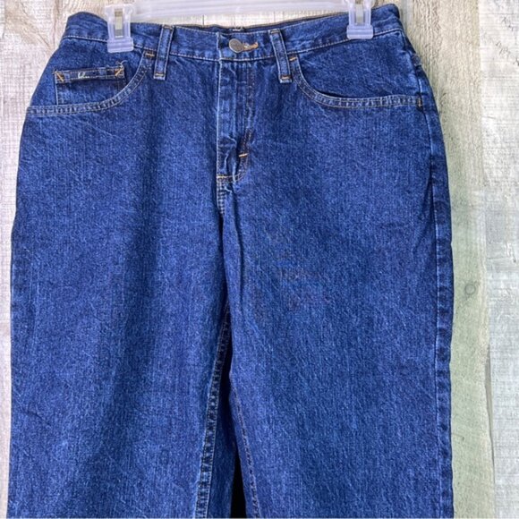 Blu Size 8 Medium Blue Denim Capri’s W/5 Pockets Vintage Y2K - Picture 3 of 10